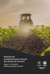 Maio/2026 – Preços de insumos pagos pelo produtor paulista