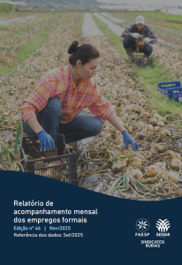Novembro/2025 – Relatório de acompanhamento mensal dos empregos formais