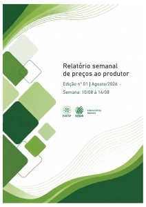 Agosto/2026 – Edição nº 01 – Preços pagos ao produtor paulista