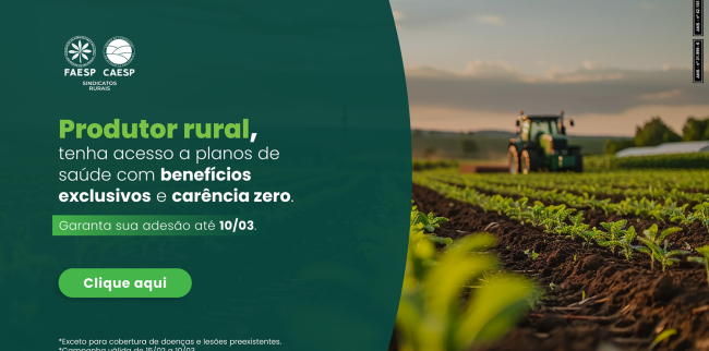 Plano de saúde garante segurança e produtividade ao produtor rural