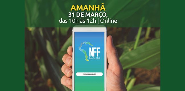 Palestra online sobre uso do aplicativo Nota Fiscal Fácil para produtores rurais paulistas