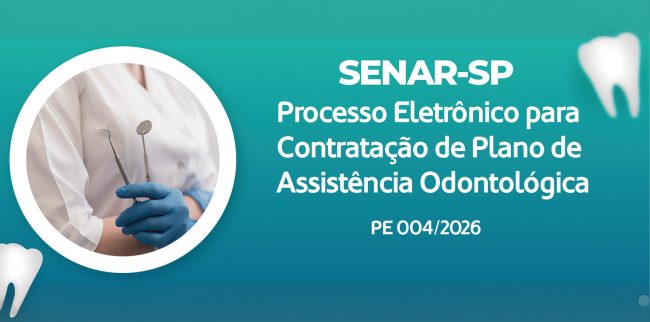 Senar-SP – Pregão Eletrônico Nº 004/2026