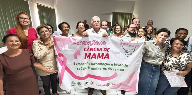 Projeto Semear é Cuidar amplia ações de prevenção à saúde da mulher no campo