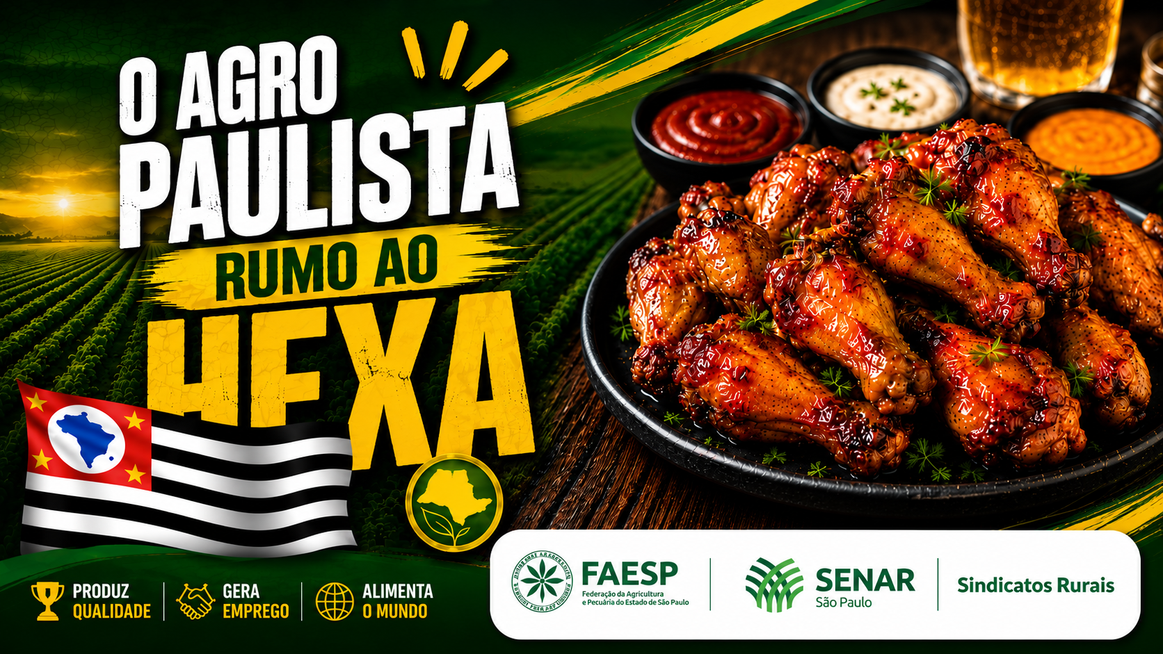 Com forte presença em Itapetininga, produção de aves de corte de São Paulo responde por cerca de 10% da produção nacional, gera emprego e ganha protagonismo na Copa 