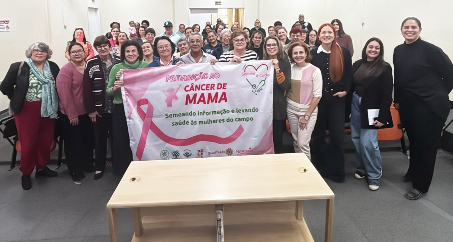 Sindicatos Rurais de Pirassununga, São Simão e Caconde na prevenção ao câncer de mama e de pele. Iniciativa do Sistema Faesp/Senar promove informação, prevenção e acesso a exames, fortalecendo a saúde da mulher do campo e a atuação dos sindicatos rurais no interior paulista.