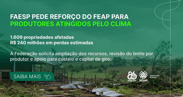 FAESP solicita ampliação do crédito emergencial do FEAP para...
