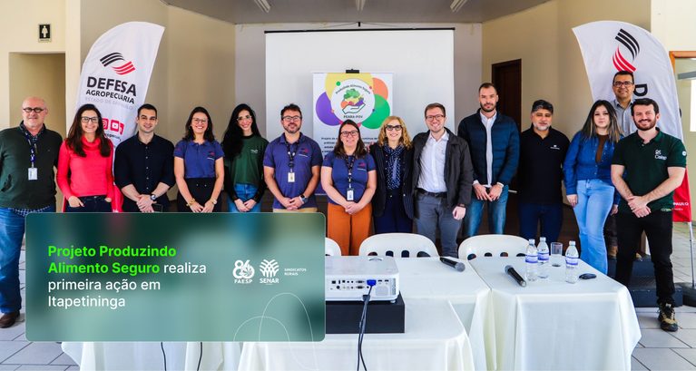 Projeto Produzindo Alimento Seguro realiza primeira ação em...
