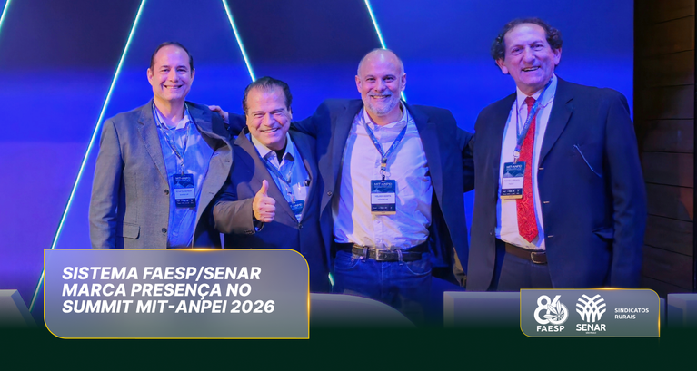 Sistema Faesp/Senar marca presença no Summit MIT-Anpei 2026
