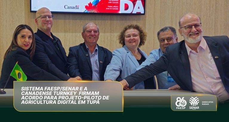 Sistema Faesp/Senar e a canadense Turnkey firmam acordo para...