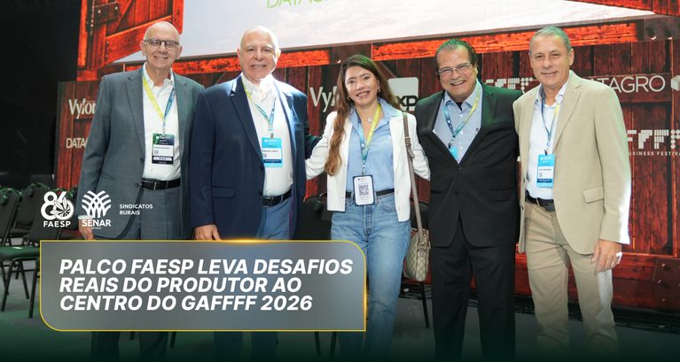 Palco Faesp leva desafios reais do produtor ao centro do GAF...